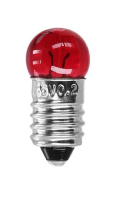 Glühlampe E 10 100mA 3,5 Volt Rot