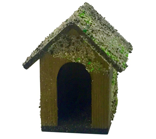 Hundehütte Miniatur-Hundehütte aus Holz