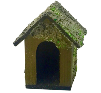 Hundehütte Miniatur-Hundehütte aus Holz