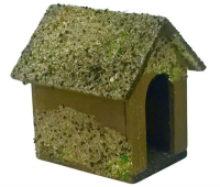 Hundehütte Miniatur-Hundehütte aus Holz