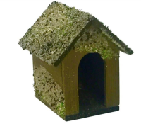 Hundehütte Miniatur-Hundehütte aus Holz